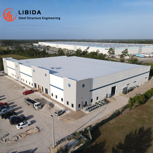 1000 Quadratmeter Vorgefertigtes Fertigstahlkonstruktions-Lagergebäude für Lebensmittelfabriken - Product Image 3