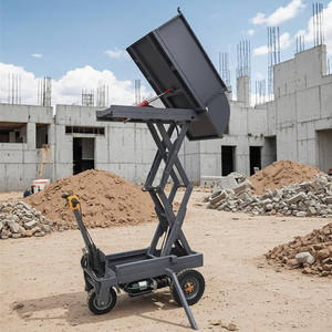 Carretilla Elevadora Eléctrica Autodescargable Hidráulica de 3 Ruedas, <span class=keywords><strong>Mini</strong></span> Camión Volquete Eléctrico para Construcción/Jardinería - Product Image 5