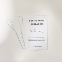Enfile-fil dentaire orthodontique Luca pour espaces étroits, appareils dentaires, implants, larges espaces entre les dents, en nylon, Too Care