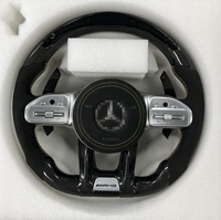 Volant multifonctionnel en fibre de carbone Mercedes-Benz pour le sport avec cuir Nappa pour Passat/Jetta/Golf - Haute qualité