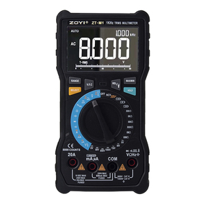มัลติมิเตอร์แบบดิจิตอล ZT-M1 หน้าจอ LCD แสดงผลแบบ TRUE-RMS 8000 ค่า โหมดคู่ ปรับช่วงอัตโนมัติ ระดับมืออาชีพ - Product Image 1