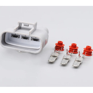Conector Automotriz de 3 Pines, Plástico Blanco, Macho y Hembra, para Automóvil, DT04-3P-P007 - Product Image 2