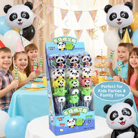 Bâtonnets de guimauve Panda Cartoon 45g x 12 pièces Boîte Multicolore Vente en gros Snack en vrac Marque privée