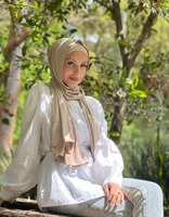 Ensemble assorti de 2 pièces pour femmes musulmanes, châles en jersey, foulards, hijab instantané à double boucle en jersey
