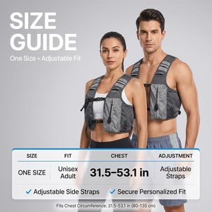 Chaleco de Hidratación Ligero para Correr y Hacer Senderismo, Mochila con Bolsa de Agua para Hombres y Mujeres - Product Image 5
