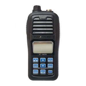 Talkie-walkie étanche IC-M24 PRO IP68, radio bidirectionnelle portable marine, 5W, 3000mAh, double bande UV, 128 canaux, <span class=keywords><strong>interphone</strong></span> portable - Product Image 1