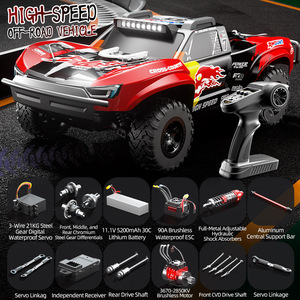 JJRC C8826 Voiture RC en métal prête à l'emploi, 4 roues motrices, haute vitesse, tout-terrain, absorption des chocs, télécommande 2 canaux, 1080p FHD - Product Image 6