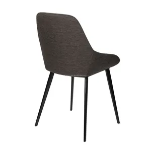 Acogedora y elegante <span class=keywords><strong>Silla</strong></span> <span class=keywords><strong>de</strong></span> comedor <span class=keywords><strong>de</strong></span> cocina <span class=keywords><strong>de</strong></span> tela verde <span class=keywords><strong>oliva</strong></span> acolchada con patas <span class=keywords><strong>de</strong></span> metal - Product Image 3