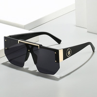 Nouvelles Lunettes de Soleil Intégrées Grand Format Style INS, Rétro Moderne Classique Européen et Américain, pour la Photographie de Rue 2025