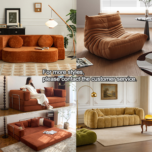 Sofá de Diseño Italiano de Grand <span class=keywords><strong>George</strong></span> para Sala de Estar, Estilo Minimalista, Apto para Apartamentos Pequeños, Asientos Individuales y Dobles, Sofá de Tela - Product Image 5