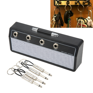 Boîte de rangement pour fiches de <span class=keywords><strong>guitare</strong></span>, <span class=keywords><strong>support</strong></span> mural pour <span class=keywords><strong>amplificateur</strong></span> de <span class=keywords><strong>guitare</strong></span>, <span class=keywords><strong>support</strong></span> pour clés avec 4 porte-clés - Product Image 6