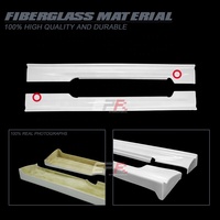 Faldones Laterales Blancos Modelo EPR B-R34-SS-URR para Nissan Skyline R34 GTT Sedán de 4 Puertas, Material FRP, Paquete Estándar