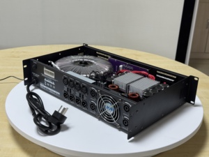 Chuyên Nghiệp 4-Kênh 400W Class D Khuếch Đại Kỹ Thuật Số 8/4Ohm Điện Hệ Thống Xử Lý Âm Thanh Cho Dj Âm Thanh Cho Buổi Hòa Nhạc 2000W Đầu Ra - Product Image 5