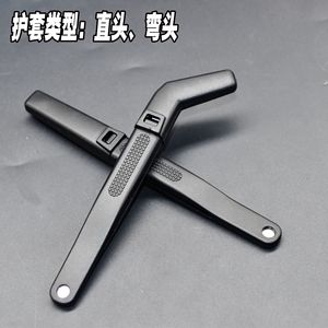 Multi-functional tweezers with protective sleeve, stainless steel pointed and curved tweezers with rubber sleeve, anti-static - Product Image 5
