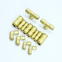 Raccord pneumatique en cuivre pur 1 connecteur en laiton à filetage Npt de 8 pouces pour compresseur d'air et système de canalisation pneumatique
