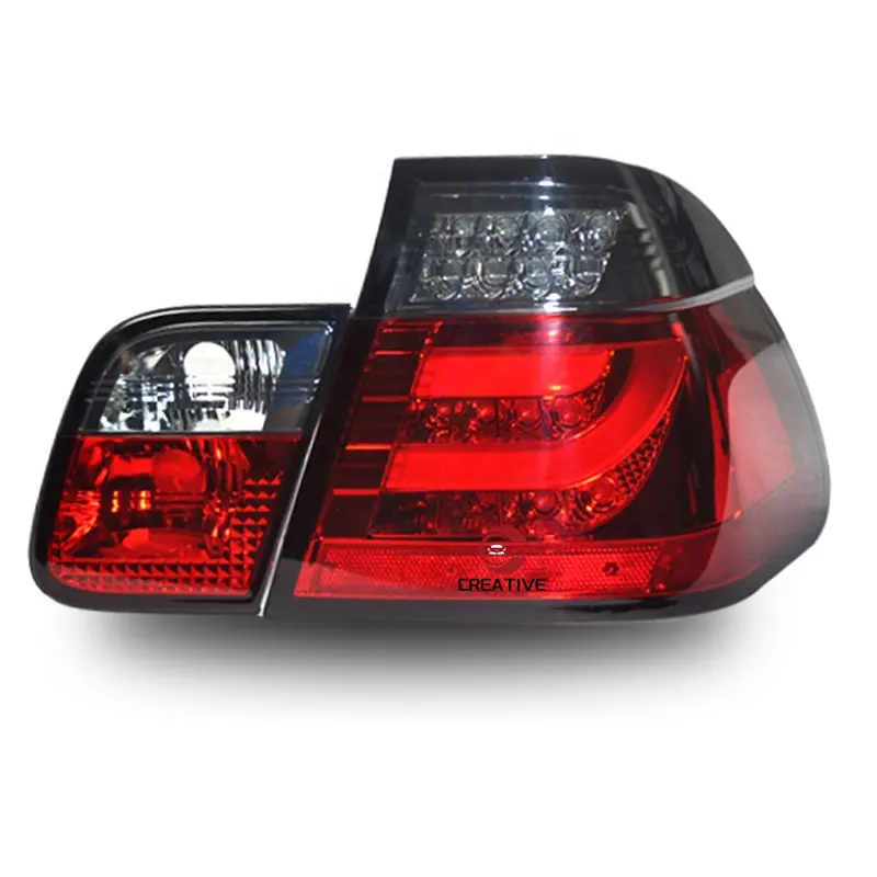 Cho BMW E46 2001-2005 316i 318i 320i 325i Đèn Đuôi LED đèn sương mù DRL ngày chạy ánh sáng điều chỉnh đèn đuôi xe phụ kiện
