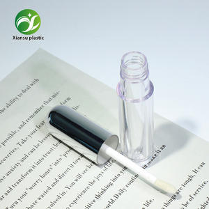 Tube de gloss à lèvres vide en forme de capsule transparente <span class=keywords><strong>ISMAN</strong></span>, 4 ml, en plastique, étiquette privée, avec bouchon à vis - Product Image 4