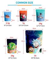 Bolsa de Mylar con Cierre Hermético, Personalizable con Logotipo, a Prueba de Humedad y Olores, para Envasado de Alimentos, 3.5g/7g/1oz/1lb