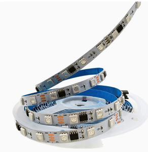 Bande LED RGB 5050, 60 LED par mètre, DC12V/24V, lumière à changement de couleur, IP20, adaptée à la décoration de scène - Product Image 4