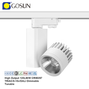 <span class=keywords><strong>GOSUN</strong></span> 5 Jahre Garantie 15/24/30/40/60 Grad drehbar 20w Lieferant LED Cob Farbe einstellbare Schienen leuchte - Product Image 3
