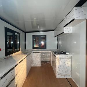 Fabricant prix conteneur conception maison <span class=keywords><strong>3</strong></span> en un conteneur extensible maison grand-mère plat avec panneaux solaires - Product Image 5