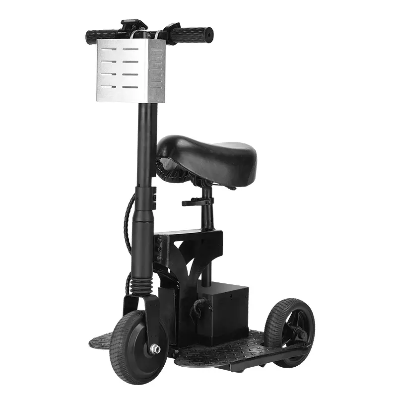 Scooter elettrico pieghevole a 3 ruote per adulti con un solo sedile può Scooter per la mobilità per anziani