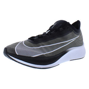รองเท้า Nike zoomfly 3ผู้ชายสี: ดำ/ขาว/โวลต์100% ของแท้ - Product Image 1
