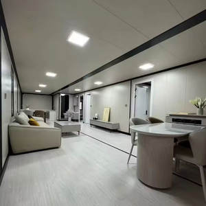 Casa Contenedor Expandible <span class=keywords><strong>de</strong></span> Lujo <span class=keywords><strong>de</strong></span> 20 pies <span class=keywords><strong>de</strong></span> Boda Factory, Panel Sándwich, Diseño Moderno, Ecológico, Colores Personalizados, Baños/Ducha, Villa - Product Image 6