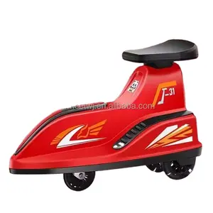 Nuevo Go Kart de alta velocidad eléctrico para niños con batería grande con motor sin escobillas, ruedas universales para montar en coche