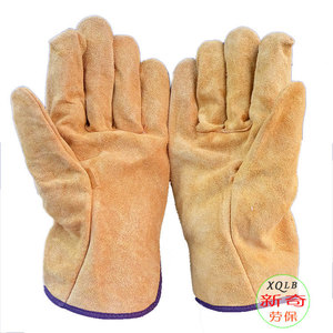 Xqlb Cowhide Welding <b>Gloves</b> Short TIG Unlined For Welding Industry - Product Image 1