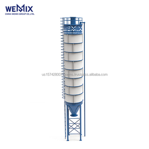 Silo de cemento tipo panel 150 T Silo de cemento de 150 toneladas Tanque de cemento ensamblado Silo de montaje rápido - Product Image 1