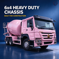 Camion malaxeur à béton SINOTUK HOWO 64 371HP Euro3 10-12m d'origine Shandong pour travaux d'ingénierie