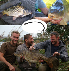 बार्ब कार्प मछली पकड़ने हुक सर्कल वक्र शंक कार्प हुक बालों के गैर-बार्ब मछली हुक आकार <span class=keywords><strong>2</strong></span> #4 #6 #8 #10 थोक - Product Image 5