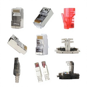RJ45 Crystal Connector 8P8C Anti-interferentie RJ45-stekker voor 24-28AWG Solid Stranded LAN-kabel Netwerkrouter Switch-verbinding - Product Image 3