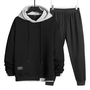 Sweat à capuche pour hommes, ensemble sweat-shirt avec Logo personnalisé, grande taille, haute qualité, - Product Image 4