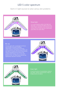 Máquina Facial Portátil de Hidrodermoabrasión 14 en 1 con Oxígeno para una Piel Hermosa y Flexible, Instrumento de Belleza con Oxígeno para la Piel - Product Image 3