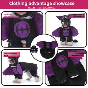 Cosplay payaso Halloween ropa para mascotas dibujos animados divertidos calabaza murciélago estampado todas las estaciones ropa para perros invierno amigable zapatos para mascotas Calcetines - Product Image 3