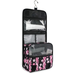 Top Ranking Hawaiian Pink Puakenikeni Lei Durable Hanging Toiletries Organizer Cosmetic <b>Makeup</b> <b>Storage</b> Toiletry Bags <b>for</b> Travel - Product Image 3