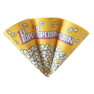 Cône de pop-corn jetable avec logo cône de pop-corn écologique - Product Image 1