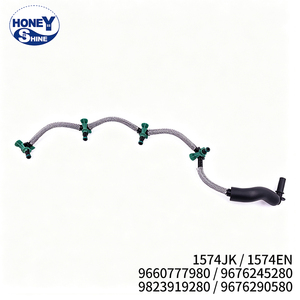 Tubo de Retorno de Combustible 1574JK 1574EN 9660777980 para Peugeot 207 208 308 3008 Citroen C3 <span class=keywords><strong>C4</strong></span> 1.4 <span class=keywords><strong>1.6</strong></span> <span class=keywords><strong>HDi</strong></span> - Product Image 1