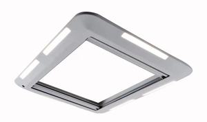 <span class=keywords><strong>Claraboya</strong></span>/Ventana de Techo para <span class=keywords><strong>Autocaravana</strong></span>/Caravana, Automática/Manual, con Luz LED, Doble Capa de Vidrio Acrílico, Aislante del Calor, Impermeable - Product Image 3