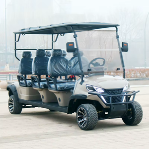 Voiturette de golf électrique de luxe pour enfants, tout-terrain, 6 places, véhicule utilitaire, homologuée pour la route, avec boîte de chargement, à vendre, Chine - Product Image 6