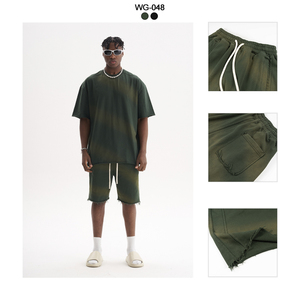 Offre Spéciale 380Gsm poids lourd hommes mode Shorts haute qualité décontracté été Logo personnalisé Shorts pour hommes - Product Image 2