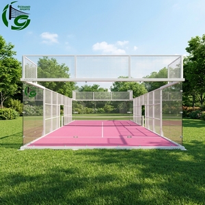 Precio de Fábrica, Super Panorámica, Cancha de Pádel Hebei Singapore Grand, Accesorios Personalizados, Color, Tamaño y Logotipo Personalizables, Cancha de Pádel/Tenis - Product Image 1