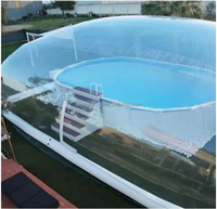 Grande couverture de piscine gonflable extérieure personnalisée à vendre