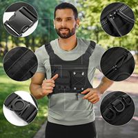 Style de gilet de sac de poitrine tactique léger pour la randonnée Airsoft et le sac de gilet tactique de sport de tir