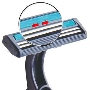 Rasoir jetable à double lame de rasage de <span class=keywords><strong>voyage</strong></span> de sécurité <span class=keywords><strong>en</strong></span> plastique de <span class=keywords><strong>prix</strong></span> d'usine pour les hommes - Product Image 5