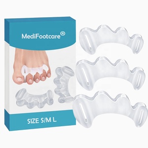S/M/L 3 ukuran, Separator jari kaki silikon, 3 ukuran, perawatan kaki medis Gel Orthotic Bunion kaki pemisah tepat jari kaki Anda - Product Image 1