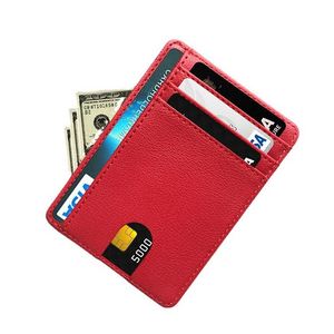 Women Rfid Slim <b>Wallet</b> Pu Leather Luxury Mens Business Id Card <b>Holder</b> Custom Logo Credit Card <b>Holder</b> - Product Image 1
