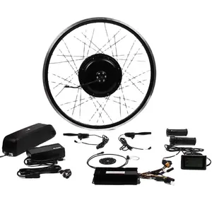 Fábrica fornecimento 1000W 1500W ebike conversão kit ebike motor kit com bateria